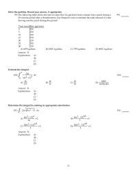 Chapter 9 2 The following table shows the rate of water flow