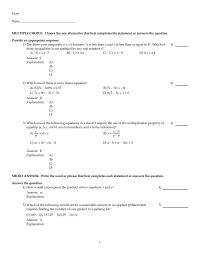 Chapter 10 1 why can’t you multiply both sides of the equation