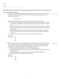 Chapter 11 A magazine poll of unemployed men in the U.S. stated