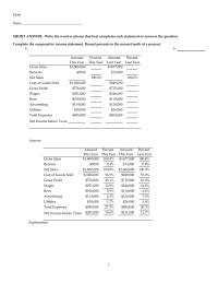 Chapter 15 1 Explain the purpose of a balance sheet