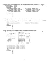 Chapter 15 2 Prepare a vertical analysis by expressing each item asa percent