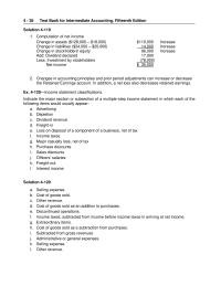Chapter 4 3 Income Before Extraordinary Item Extraordinary Loss Earthquake