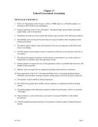 Chapter 17 When Should Federal Entities Recognize Liabilities For