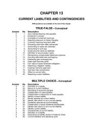 Chapter 13 1 Which The Following Situations May Give Rise