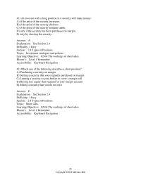 Finance Chapter 2 2 What Was His Holding Period Return&nbsp;
