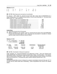 Chapter 14 3 Use The Effective interest Method Credit Cash Debit