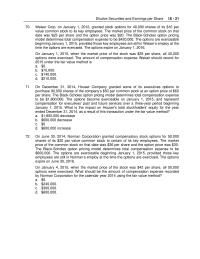 Chapter 16 2 What amount of compensation expense should Korsak recognize