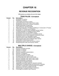 Chapter 18 1 None These Answers Are Correct 41 Cost