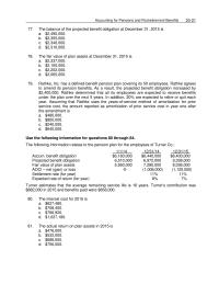 Chapter 20 2 Test Bank For Intermediate Accounting