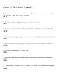 Chapter 3 1 The Revenue Recognition Concept Not Conflict