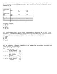 Chapter 4 2 Summary Selected Ledger Accounts Appear Below