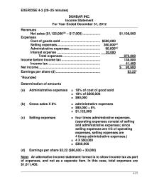 Chapter 4 Homework Other Revenue Rent Other Expense Interest