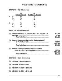 Chapter 6 Homework consider whether the 8% is an appropriate discount rate