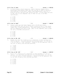 Chapter 10 2 Answer Medium 30 109 Risk adjusted Capital Costs