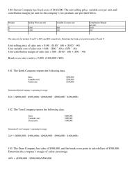 Chapter 21 3 The Keith Company Reports The Following