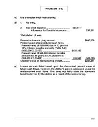 Chapter 14 Homework Interest Expense Or Bond Issue Expense Would
