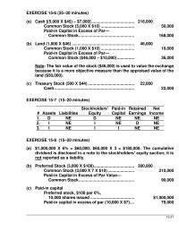 Chapter 15 Homework Stock dividends and splits serve the same function