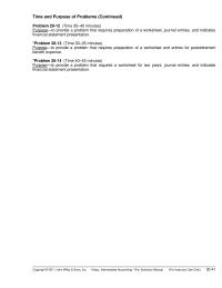 Chapter 20 Homework&nbsp;the projected benefit obligation or the fair value of the&nbsp;plan