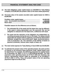 Chapter 21 Homework Us GAAP For Leases Much More Rule based