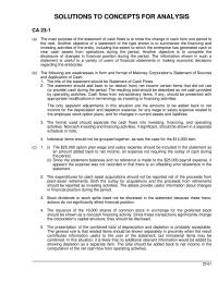 Chapter 23 Homework Noncash Investing And Financing Transactions Are Reported