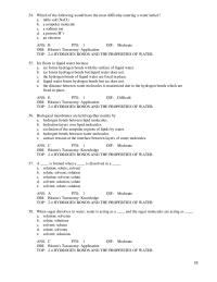Chapter 2 2 Which of the following would have the most difficulty entering