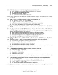 Chapter 8 2 When an account is written off using the allowance method
