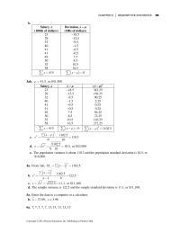 Chapter 2 Homework The standard deviation is the positive square root of the variance