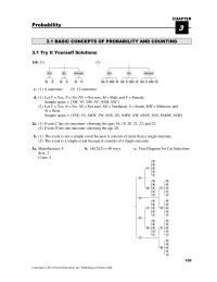 Chapter 3 Homework Yes The Probability Event Occurring Must Contained