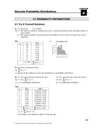 Chapter 4 Homework The random variable is continuous because X can be any&nbsp;