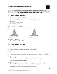 Chapter 5 Homework The two curves will have the same shape because they&nbsp;