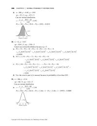 Chapter 5 Homework Can use normal distribution&nbsp;unusual because its probability
