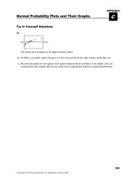 Appendix C Homework Because the points do not appear to be approximately linear&nbsp;