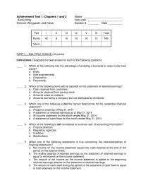 Achievement Test 1 which of the following is meaningful comparison to assess&nbsp;