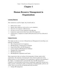 Chapter 1 Homework The Nature The Workforce Job Design And