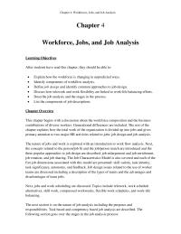 Chapter 4 Homework Some Examples Job Enrichment Are Giving