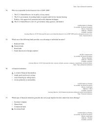 Finance Chapter 2 2 Who Was Responsible For The Financial