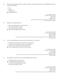 Finance Chapter 9 2 Methods Accelerated Depreciation Allow More Total