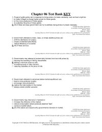 Economics Chapter 6 1 Type Public Policy Set Response Rising Prices