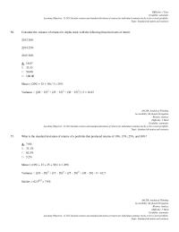 Finance Chapter 11 2 Calculate The Variance Returns For Alpha