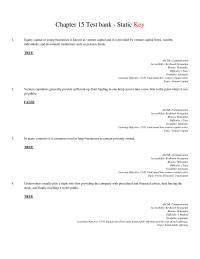 Finance Chapter 15 1 Money That Offered Finance New Business