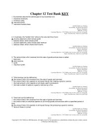 Economics Chapter 12 1 Economists Assume The Central Goal Any Business
