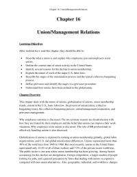 Chapter 16 Homework Labor Laws The Right Organize Workers And