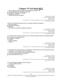 Economics Chapter 15 1 The Two Types Market Structures That Are