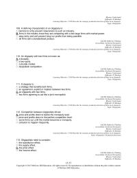 Economics Chapter 15 3 Defining Characteristic Oligopoly Is Barriers Entry