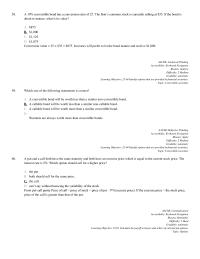 Finance Chapter 23 2 Convertible Bond Has Conversion Ratio