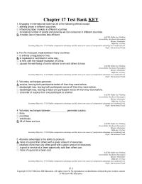 Economics Chapter 17 1 Engaging International Trade Has All The Following