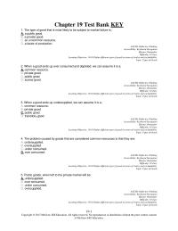 Economics Chapter 19 1 The Type Good That Most Likely Subject