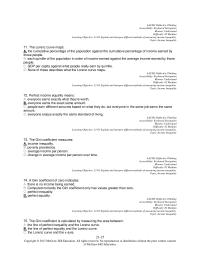 Economics Chapter 21 2 The Lorenz Curve Maps The Cumulative
