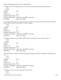 Chapter 12 The first step in determining which parts of an electronic commerce
