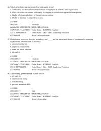 Chapter 1 Which The Following Statements About Total